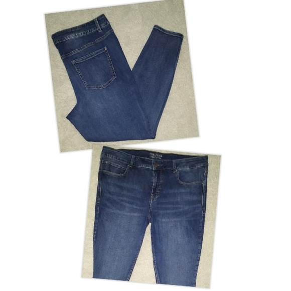 MAURICES EVER FLEX HIGH-RISE BLUE JEANS WOMEN'S SIZE 20W - Picture 1 of 5